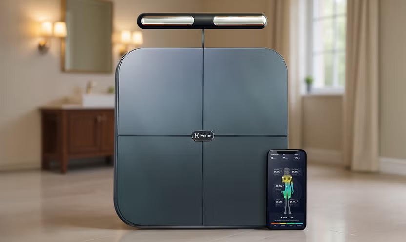 Hume Body Pod smart scale with phone app